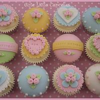 Vintage Birthday Cupcakes