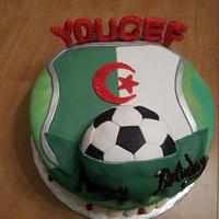 Algerian soccer cake