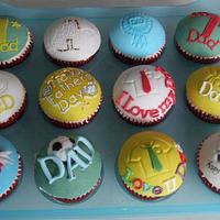Father's day cupcakes