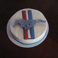 Mustang birthday cake