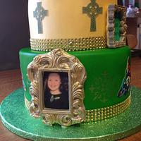 Irish dancing cake 