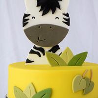 Happy Zebra Cake