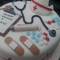 Medical Theme Cake