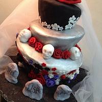 Topsy Turvy Gothic Cake