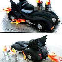 Dark Knight Car 3D Cake