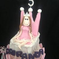 Princess Miranda Castle Cake