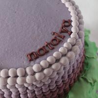 Mermaid inspired Petal and Pearl cake