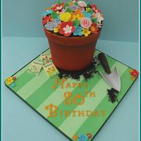 Flowerpot Cake