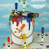 Paint Can Cake Paint Can Cake