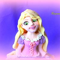 Rapunzel cake topper