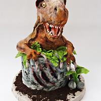 T-rex cake