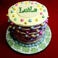 Marshmallow Birthday Cake