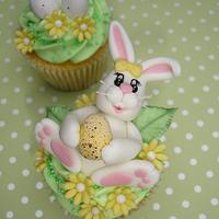Easter Bunny Cupcake