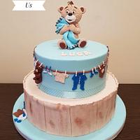 Christening cake Christening cake