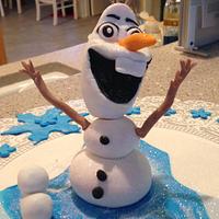 Disney Frozen Olaf cake topper