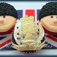Trooping Of The Colour Cupcakes