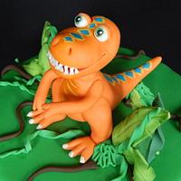 Buddy Dinosaur cake.