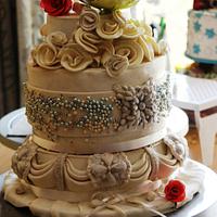 Jewelled Wedding Cake 