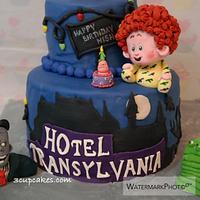 Hotel Transylvania themed cake !!