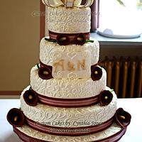 My first weddings cake!