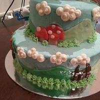 Smurfs' Cake