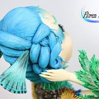Goddess peacock - Sugar Myths and Fantasies 2.0 collaboration