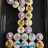1st birthday cupcakes