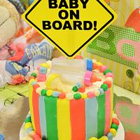 Baby On Board Cake