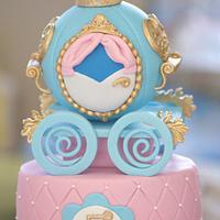 Cinderella Princess Carriage cake