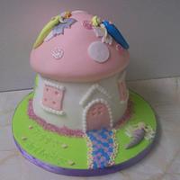 fairy house cake