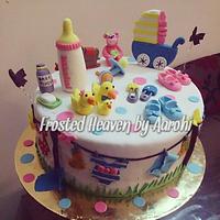 Colorful Baby Shower Cake