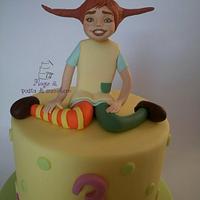 Pippi longstocking cake