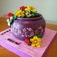 FLOWER POT CAKE