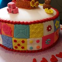 1st Birthday Cake...Patchwork