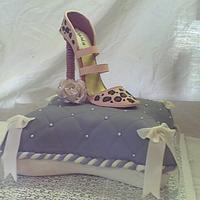 High Heel Shoe Pillow Cake