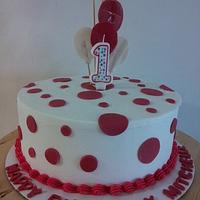 Buttercream birthday cake