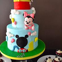 The Sugar Nursery's Mickey and Mini Mouse Sweet Table