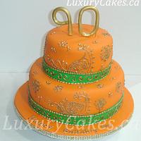 Henna Design cake