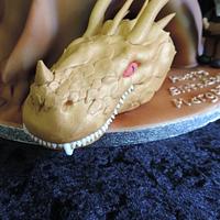 Hobbit themed birthday cake