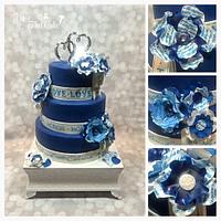 Wedding "vows" cake
