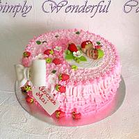 really pink cake