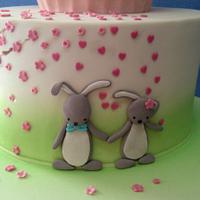 Bunny Family Cake