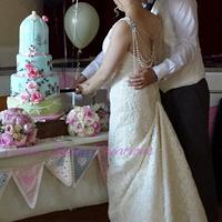 birdcage wedding cake