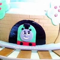 Thomas the Tank engine cake (Torta trenino Thomas)
