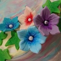 Water color cake