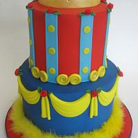 Snow White Inspired 5th Birthday Cake