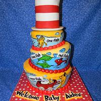 Seussical Baby Shower cake!