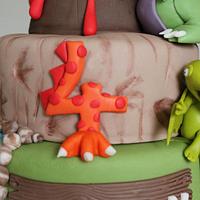 Dino cake