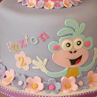 Dora & Boots topper cake