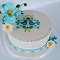Folklore wedding cake